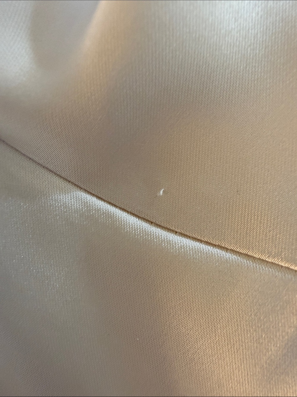 Princess Polly Ivory Satin Twist-Front Chemise Sz 4 - Picture 8 of 8